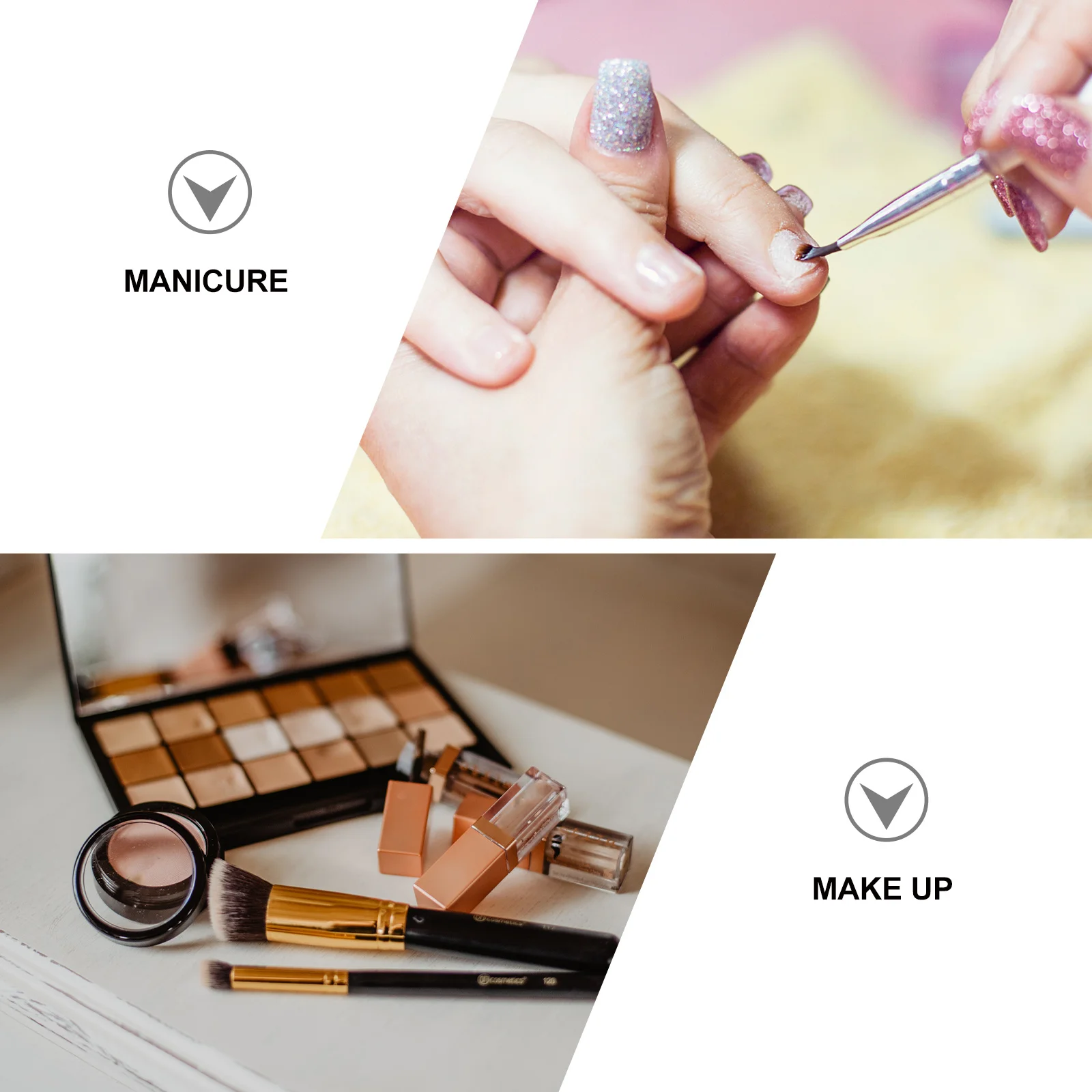 ชุดแปรงทำเล็บ 5 ชิ้น ขนแปรงหลากหลายรูปทรง สำหรับตกแต่งเล็บอย่างประณีต ใช้ได้ทั้งมืออาชีพและที่บ้าน ชุดอุปกรณ์เสริมความงามสำหรับผู้หญิง