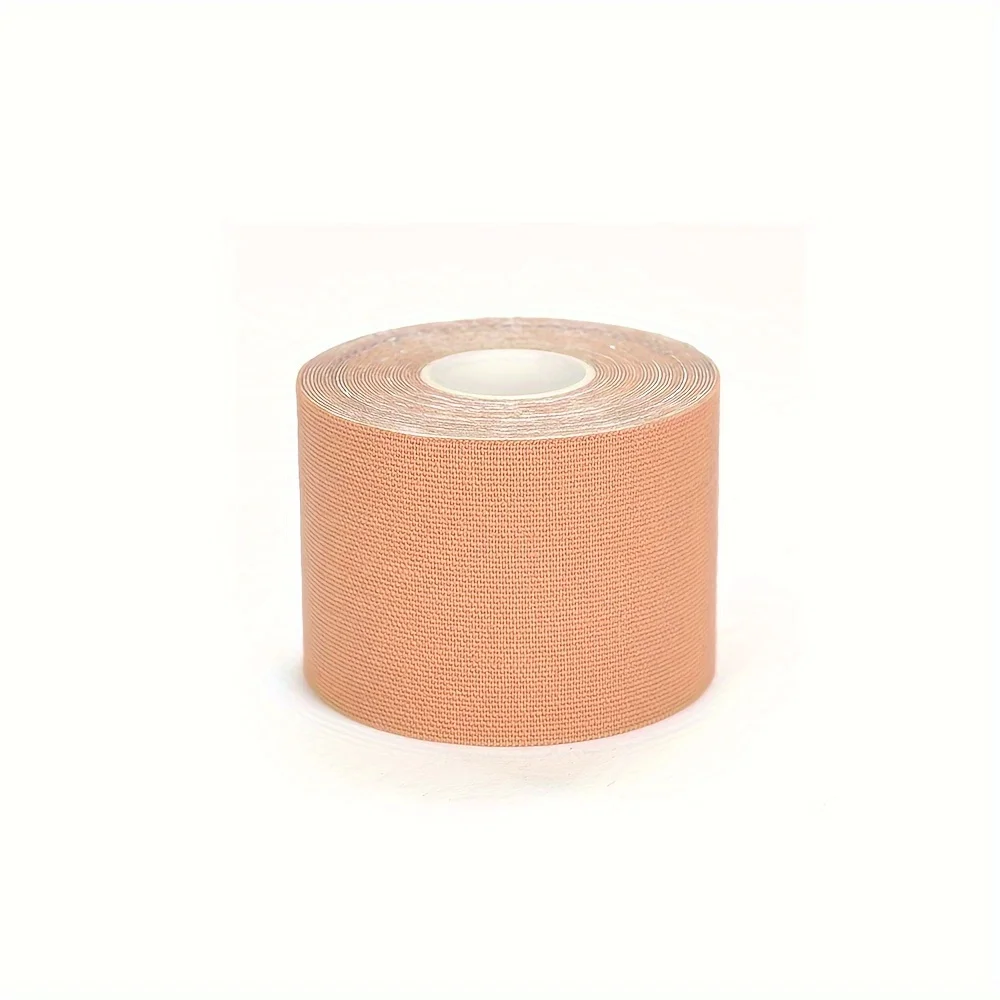 YITAPE Boob Tape 5cm*5M Breast Lift Tape Invisible Skin Tone Breathable Bra Tape for Strapless Backless Dress Push Up Anti Sag