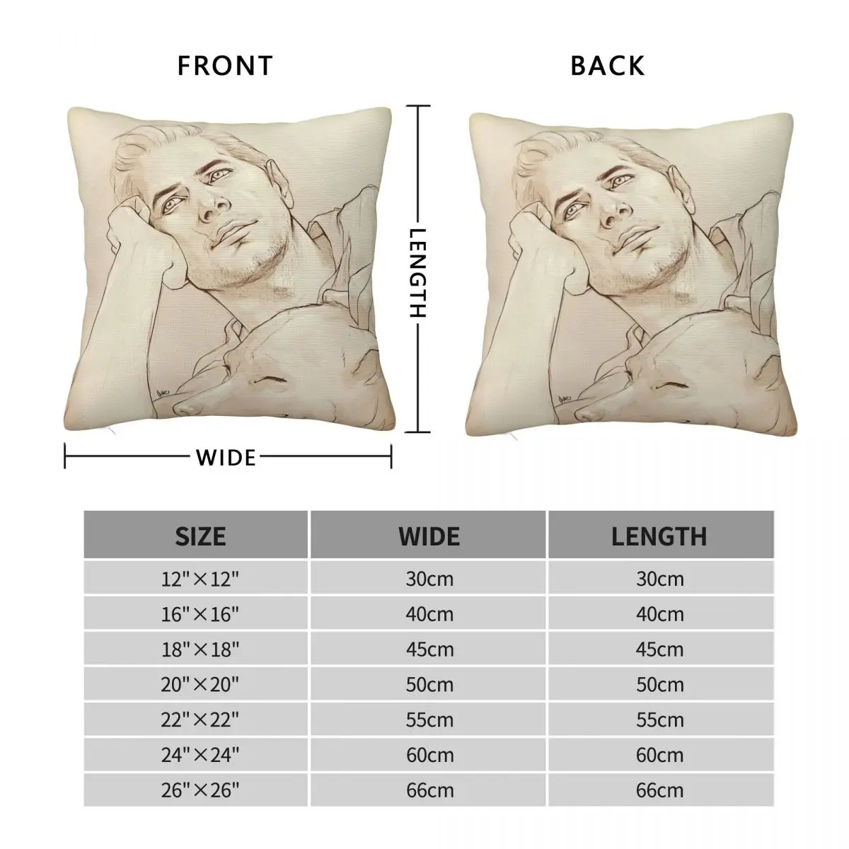 Dragon Age Cullen Rutherford Square Pillowcase Polyester Linen Velvet Pattern Zip Decor Pillow Case Room Cushion Cover