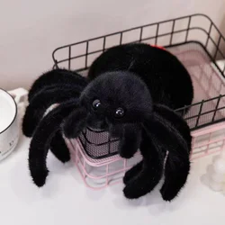 Red Tail Spider Plush Toy Simulated insect Doll Festival  Funny Tricky Festival