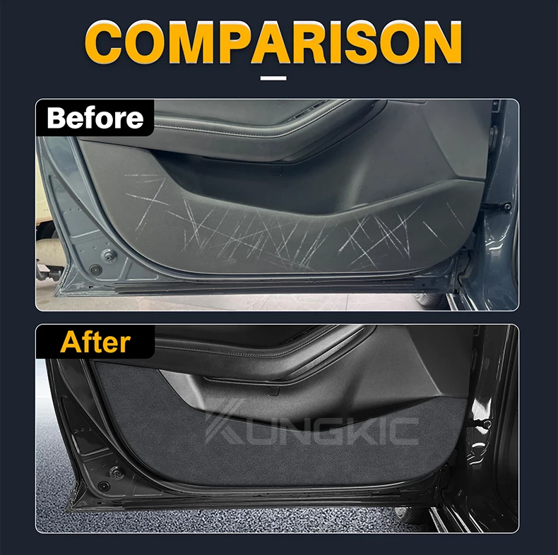 Für Mazda 3 BP 2019 2020 2021 2022 2023 2024 2025 2026 Mazda3 Axela Auto Anti-Kick-Pad Wildleder-Zubehör Türschutz – Detail 2