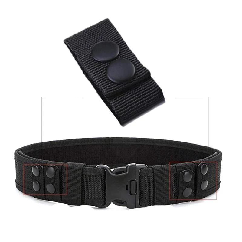 Outdoor EDC Tactical Belt Loop Nylon Belt Meon Belt Equipment Buckle Snap Buckle