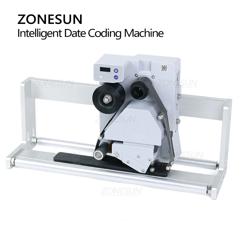 ZONESUN Digital Ribbon Coding Machine Intelligent Date Coder Batch Number Production Date Printing ZS-DC24A