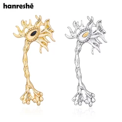 Hanreshe Neuron Medical Pin Neurology Theme Lapel Backpack Coat Brooch Badge Jewelry for Neurologist Doctor Nurse Decoration