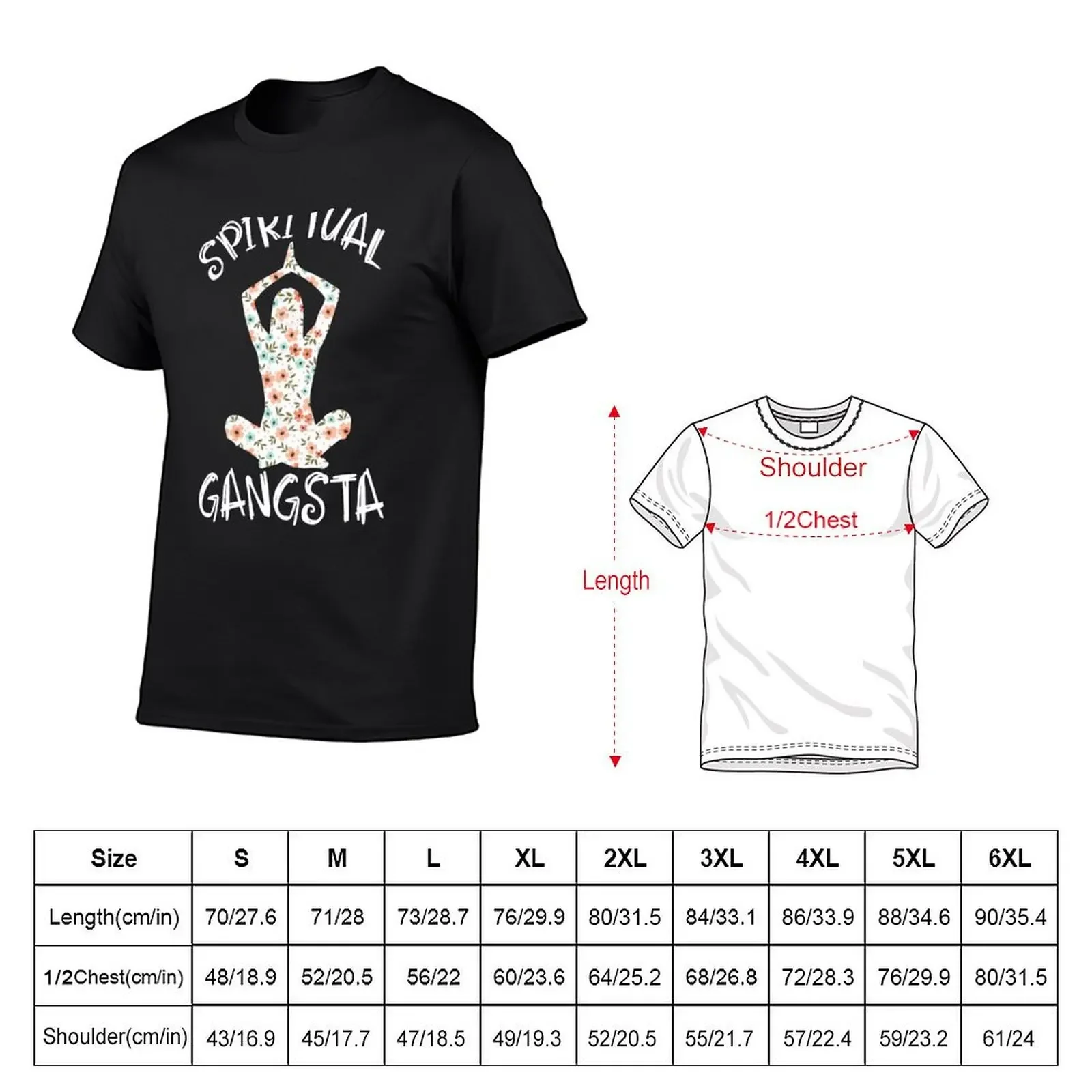 Spiritual Gangsta T-Shirt quick drying essential t shirt customs design your own kawaii clothes plain black t shirts men