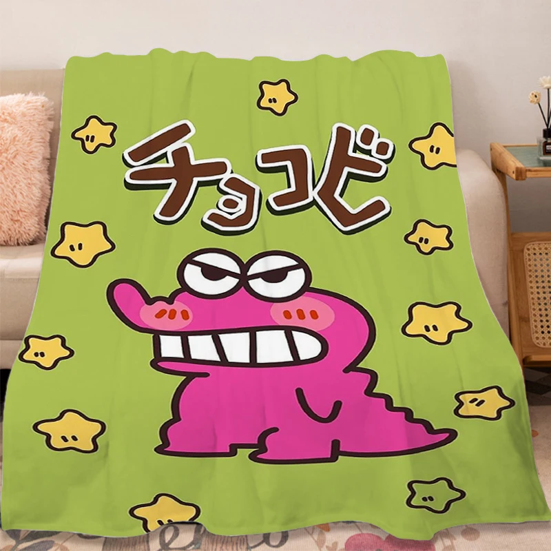 Camping Blanket A-Crayon Shin-chans Winter Fluffy Soft Blanket Microfiber Bedding Warm Knee Bed Fleece Custom Decorative Blanket