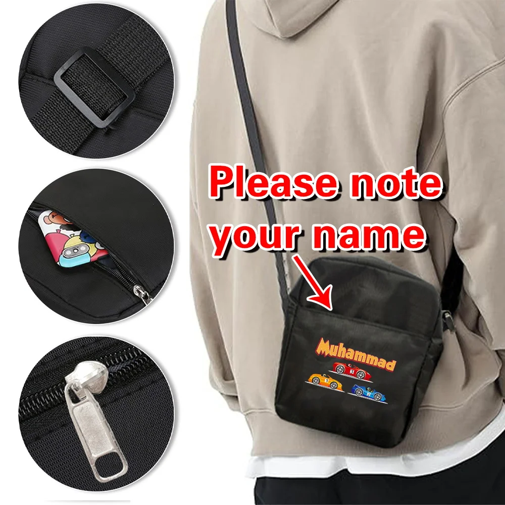

Customized Name Single Shoulder Crossbody Bag Simple and Durable Single Shoulder Pack Work Commuting New Fashion Storage Bags
