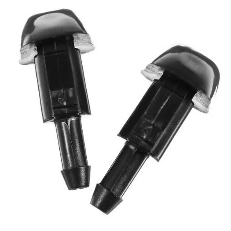 High Reliability New High Quality Washer Jet Nozzle Front Windshield 2Pcs Set 76880-SCA-S11 Fluid Spray Plastic