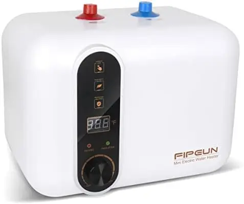

Compact 2.5-3.0 Gal Electric Water Heater 110/120V 1500W for RV, Trailer, Kitchen, Food Truck - 2pcs 16" Hose