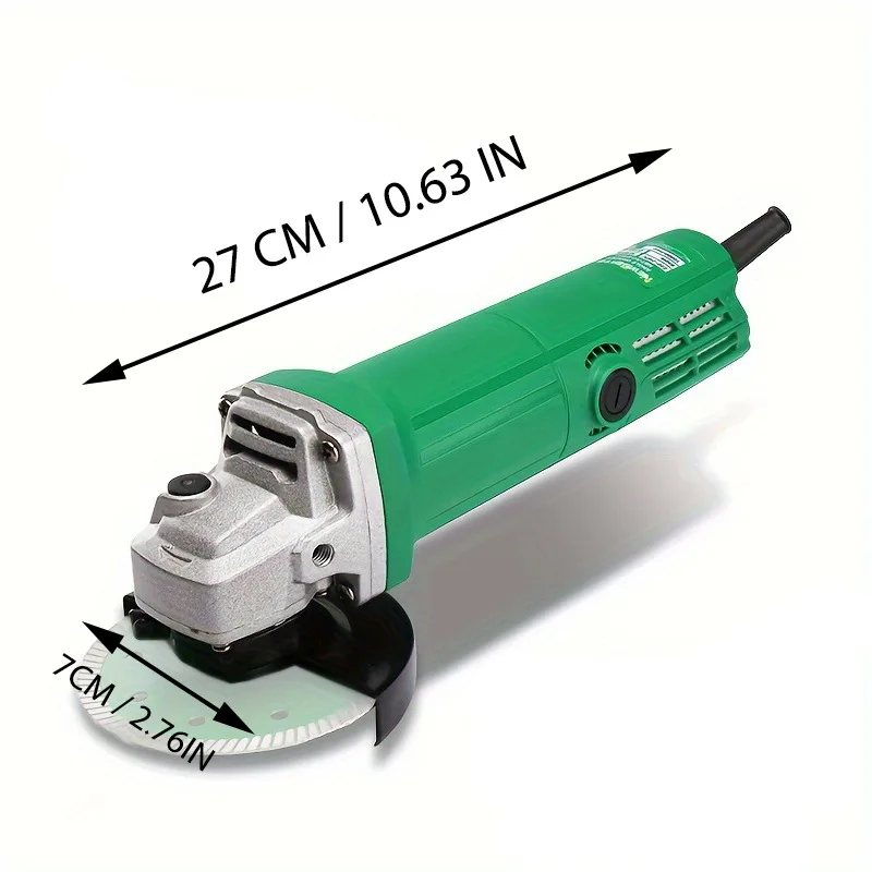 Elektrischer Winkelschleifer 850 W, Metallschneid- und Schleifmaschine, Modell 100, tragbare Schleifmaschine, elektrische Schneidwerkzeuge