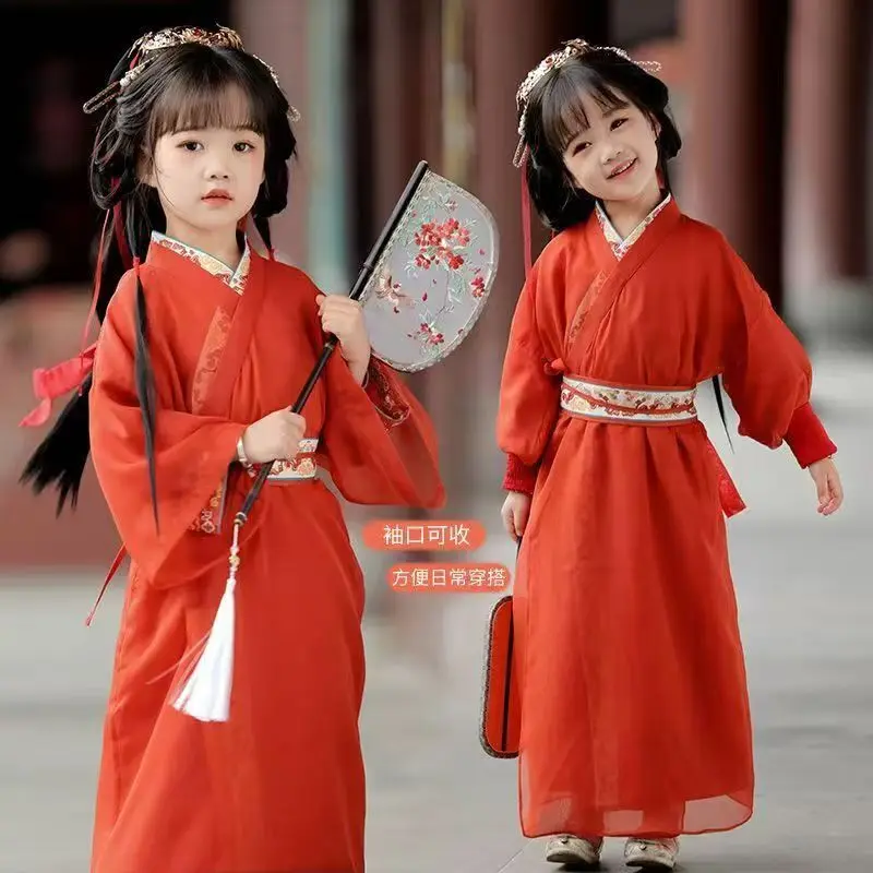 

Костюм «Военные державы» для девочек — неудлиненный, с перекрестным воротником, для выступлений на гуцзинь, китайское ханьфу