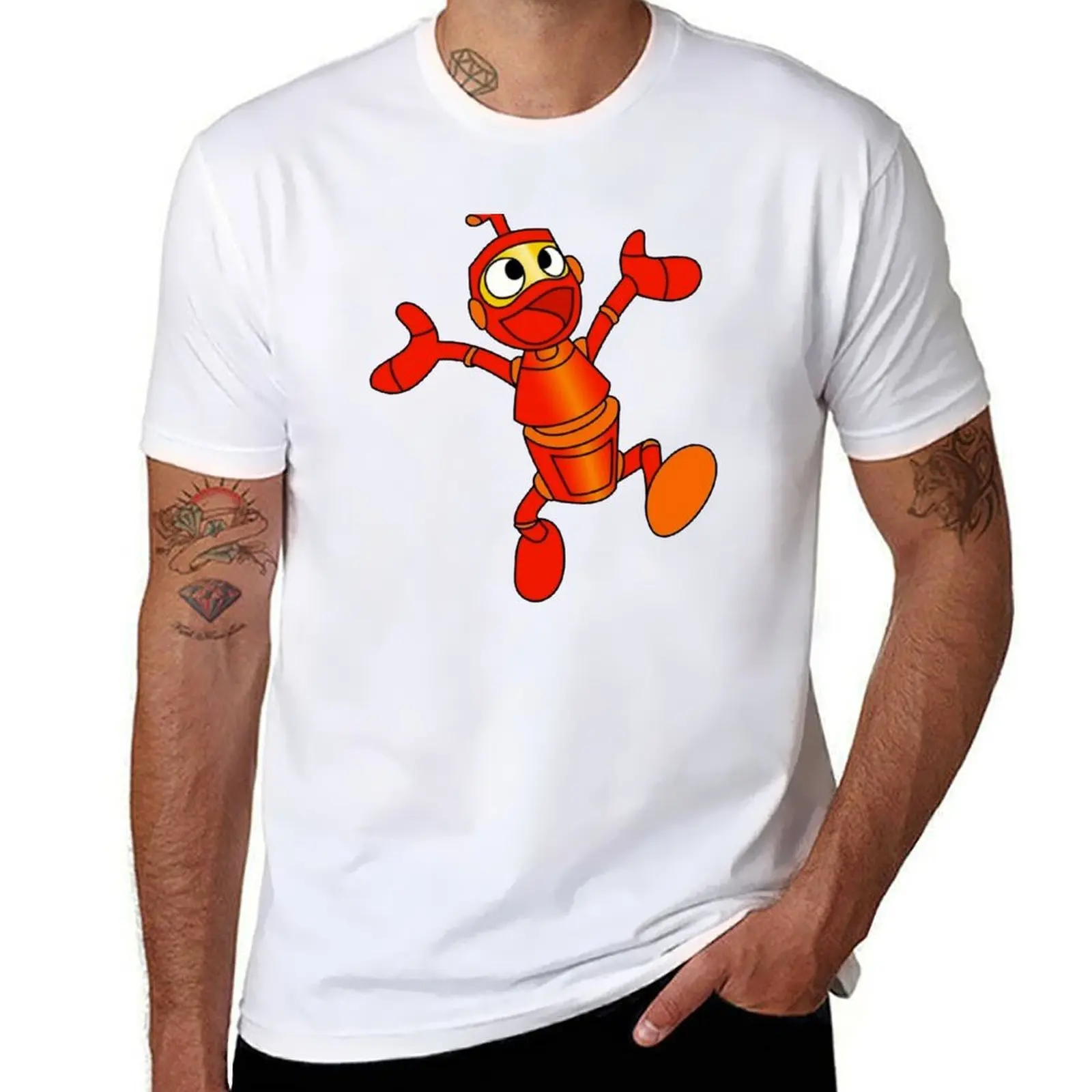 Nono the robot Ulysses 31 T-Shirt t shirts for man cotton soft t shirt men 100% cotton luxury brand T-Shirt