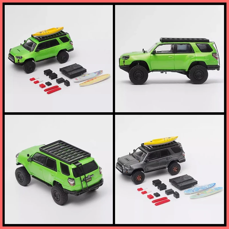 GCD 1:64 4Runner Off-road Heavy Modification Edition Simulatie Legering Automodel met accessoires Jongen Cadeau Speelgoed