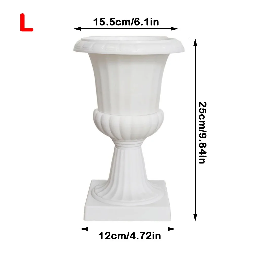 Mini Flowerpot Pedestal Style Plastic Succulent Planter Pot Standing Nordic Style Flowerbed