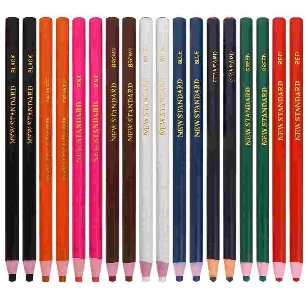 20 Pcs Pull Crayons Multi-function Grease Pencil Household China Marker Wax Peel-off Portable