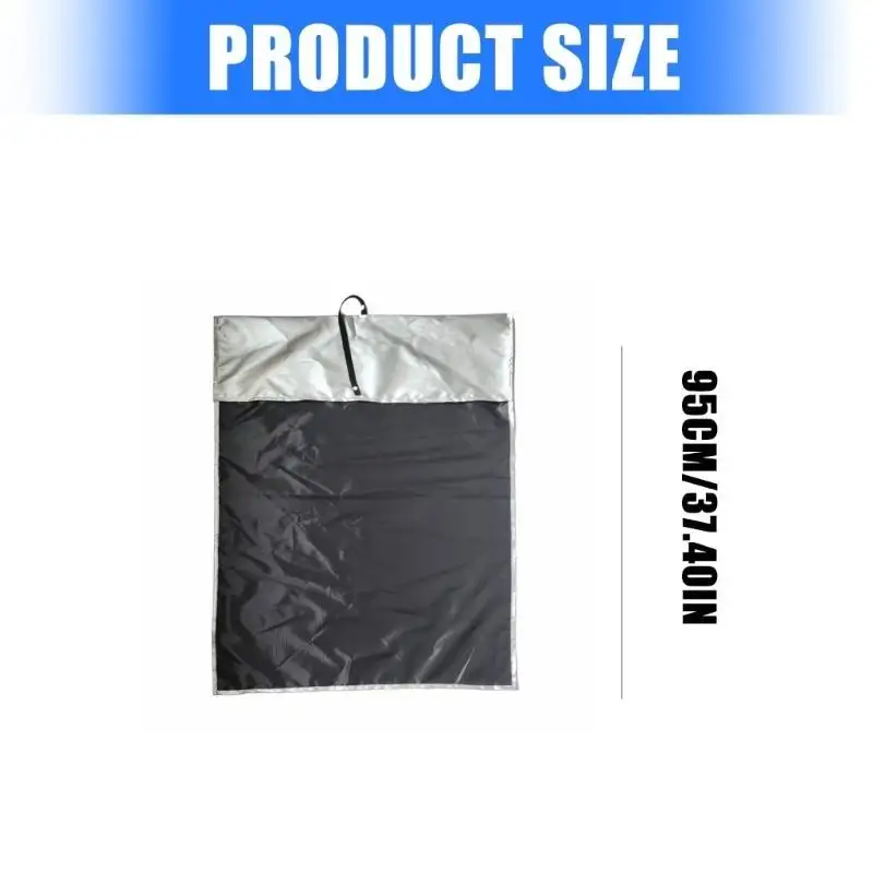 U13F Cooling Car Protector Cover Prevents Sun Heat Damage Oxford Cloth Universal Size Foldable Design