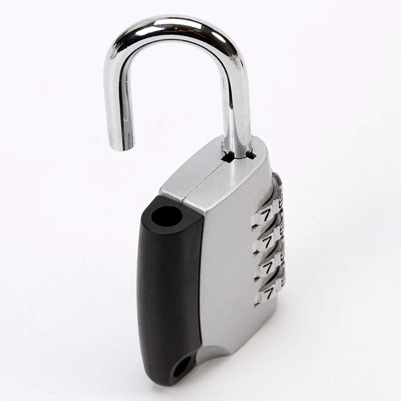 New Combination Lock aluminum alloy 4 Digit Anti Rust Padlock Set Weatherproof Padlock drawer Gate Outdoor Storage Lock