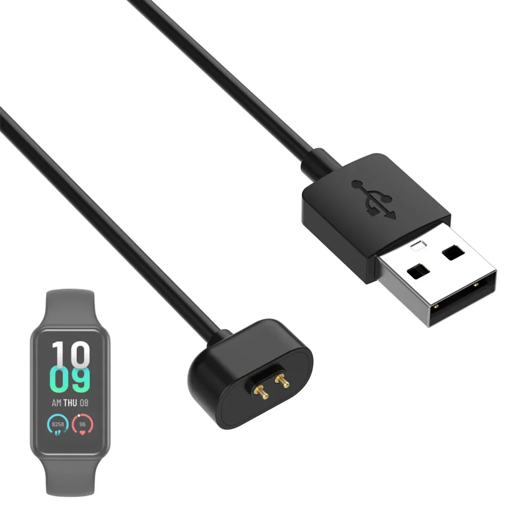 USB Charging Cable Power Charge Wire for Amazfit band 7 Smart band Charger Adapter Wristband Band7 Accessories