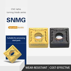 SNMG120404-PM SNMG120408-PM SNMG120412-PM DBC251 DBC252 Numerical Control Lathe Turning Inserts SNMG Series Lathe Cutting Blades