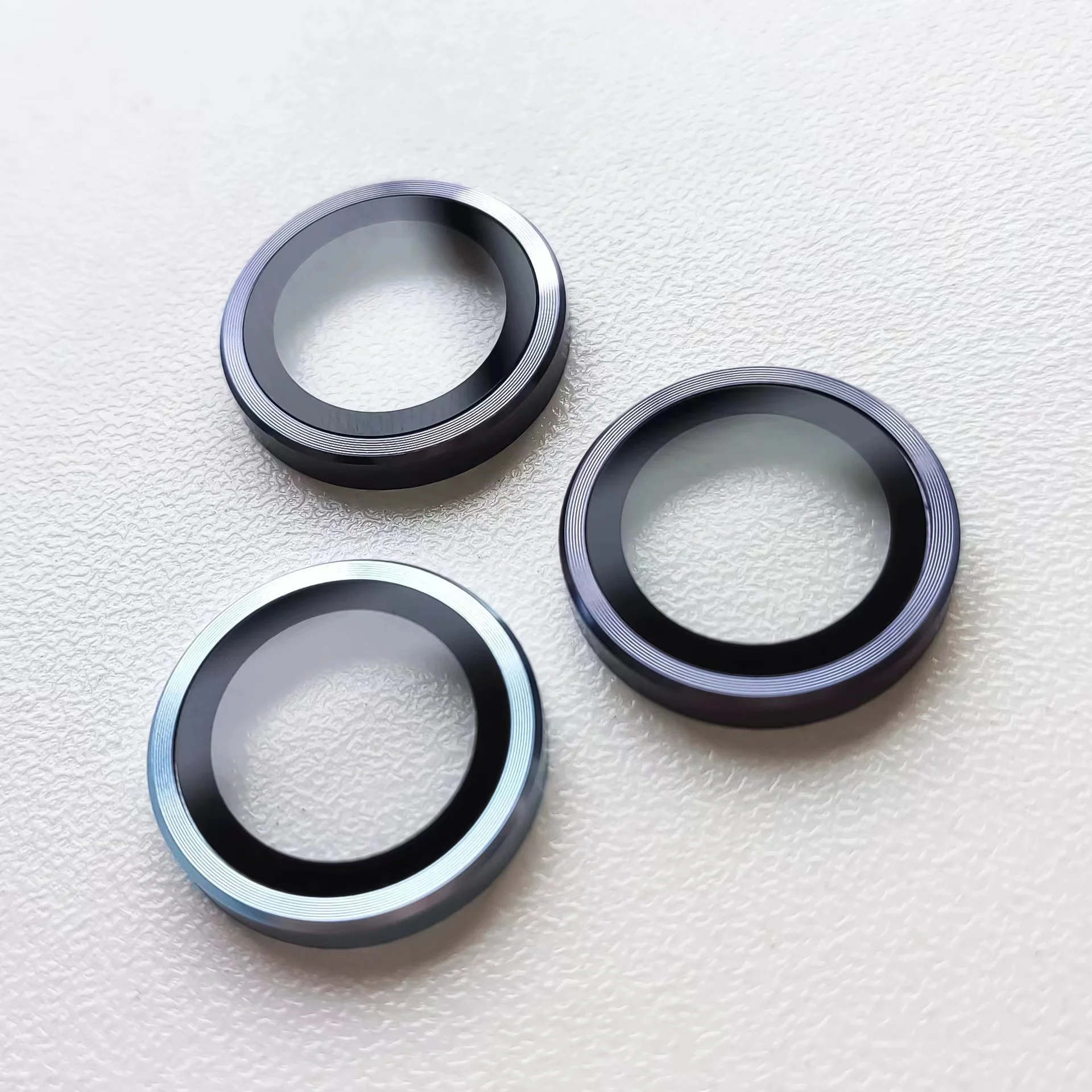 2-3Pcs For iPhone 16 15 Pro Max Camera Protector Lens Ring Glass For iPhone 14 15 16 Plus 12 13 Pro Max Mini Lens Glass Cover