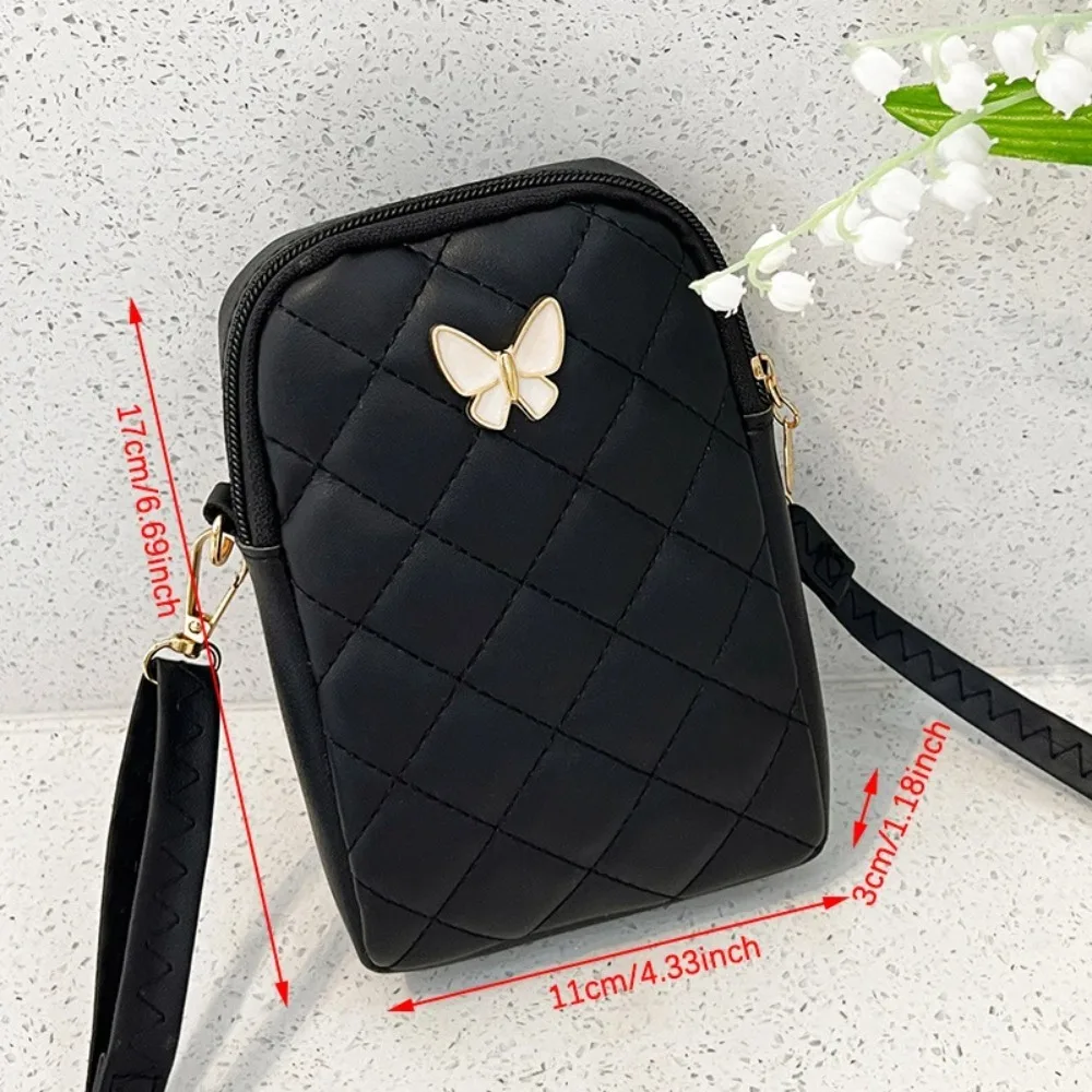 PU Shoulder Bag Fashion Mini Embroidery Crossbody Bag Waterproof Handbag