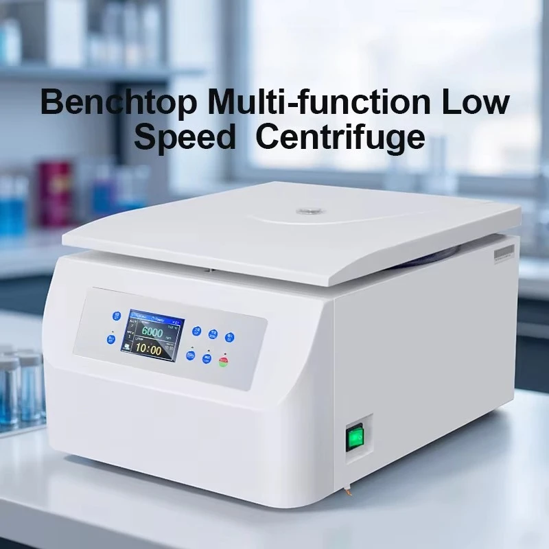 Efficient 6000rpm 5120xg Force Benchtop Laboratory Centrifuge 12x10/15ml 6x50ml Tubes Separator for Serum Biological Samples