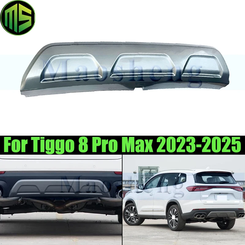 

Maosheng Rear Bumper Lower Guard Deflector For Chery Tiggo 8 Pro Max 2023-2025 Rear Bumper Lower Spoiler Deflector 602002147AA