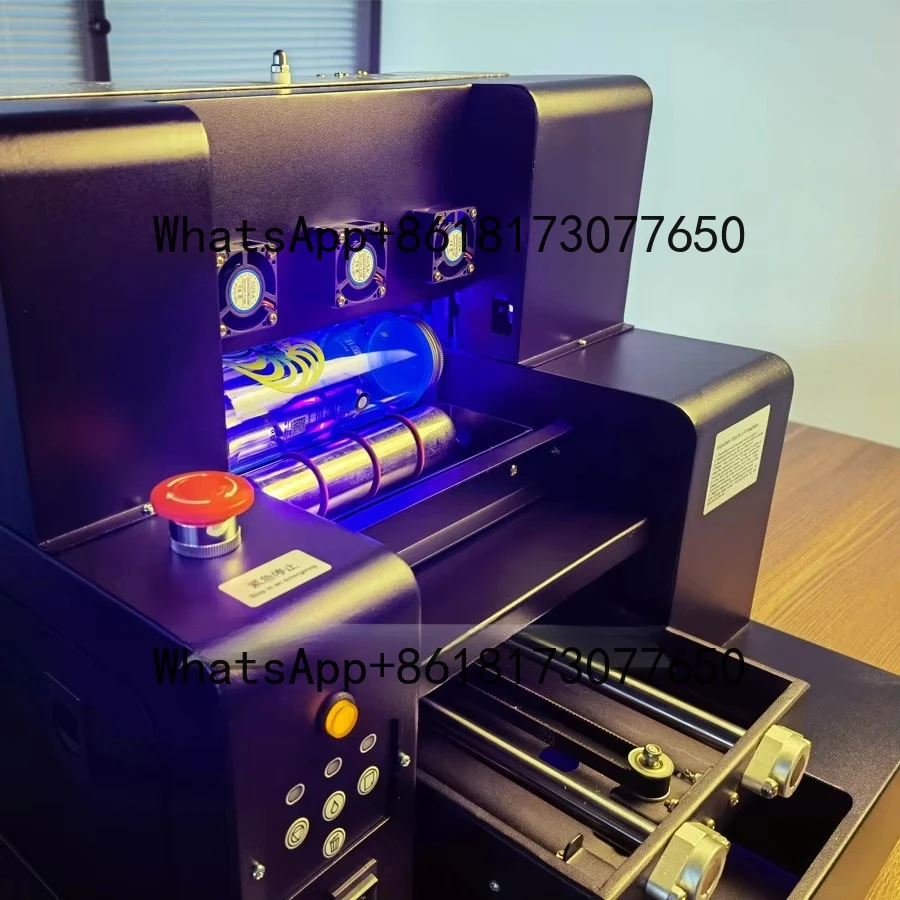 التلقائي 4 حجم صمام ثنائي باعث للضوء منقوش طباعة مسطحة لطباعة جراب الهاتف مع الورنيش