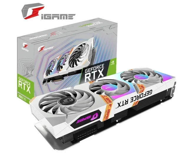 Kartu grafis 2022 iGame GeForce RTX 3060 Ultra W OC LHR warna-warni terbaik