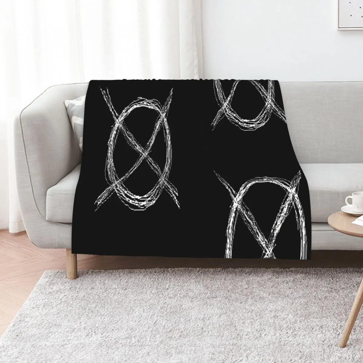 

Creepypasta Logo Throw Blanket Giant Sofa Heavy Baby Beautifuls Blankets