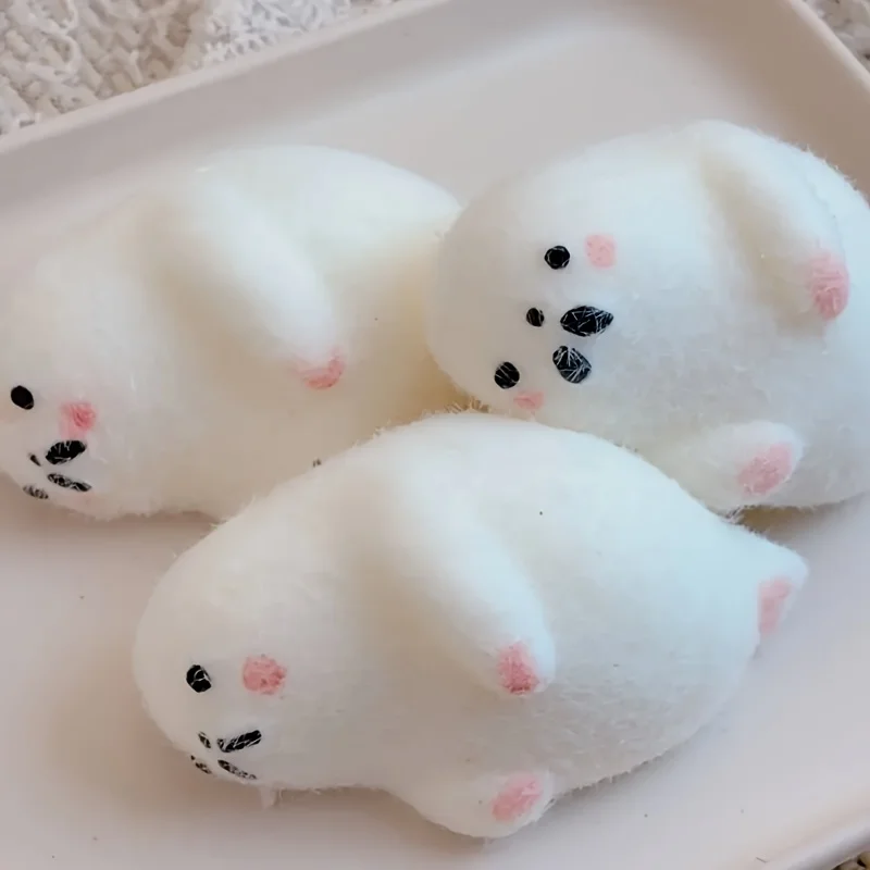 Niedliche Siegel- und Seelöwen-Gummis, perfekt für Partygeschenke für Erwachsene und Jugendliche. Feiertags-Silikon-Tierform, kostengünstig, Zementbl