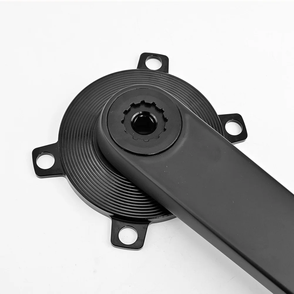 Aluminum Alloy 110BCD 4 Bolt Chainring Adapter For Easton Crank Conversion To Standard Round For Ring Black Lightweight Cycling