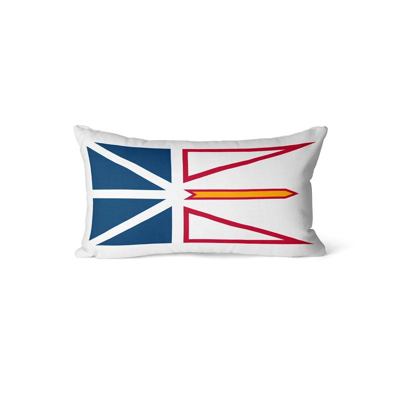 

Gaslight Gatekeep GirlbossKiss Newfoundland and Labrador Rectangular Throw Pillow Covers Cushion Cases Pillowcases