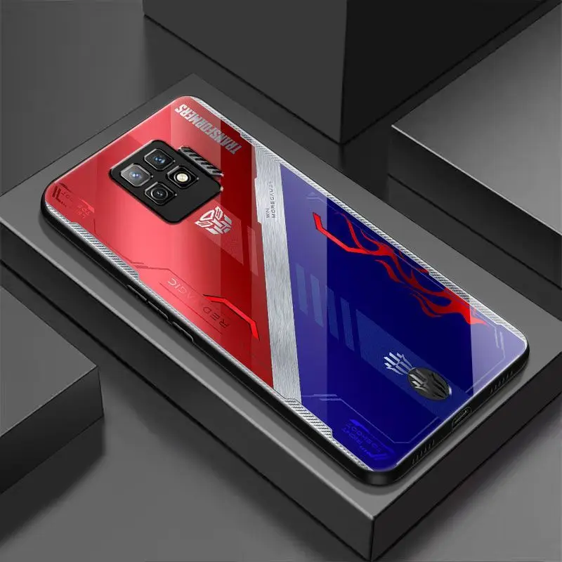 Case For Nubia Red Magic 7 Pro Case For Nubia Red Magic 7S Pro 9H Glass Back Cover For Nubia Red Magic 7 7S NX679S NX679J Shell