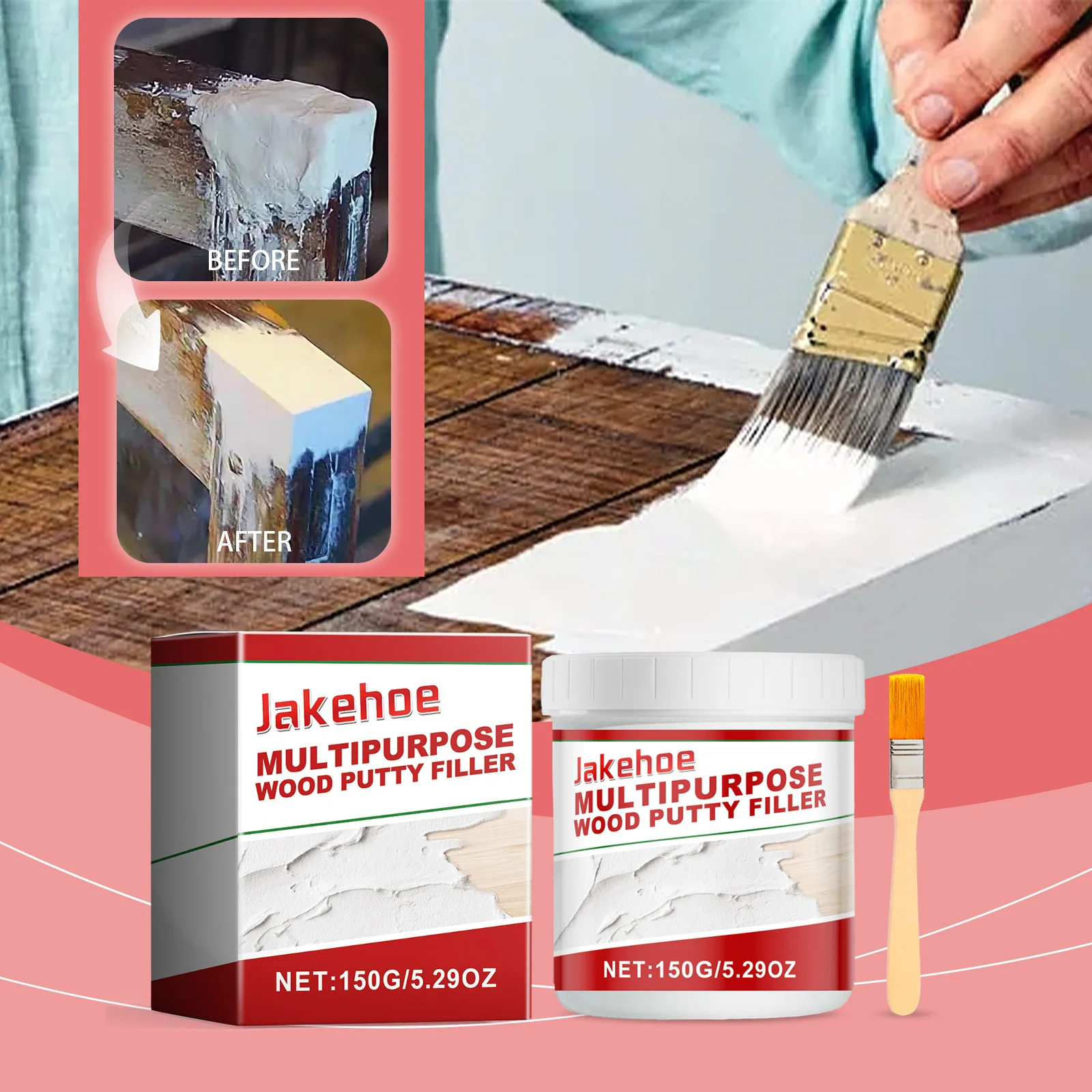 Furniture Wood Repair Paste Wood Putty Filler Broken Crack Filling Wood Products Suitable For Furniture Floor Wooden Items