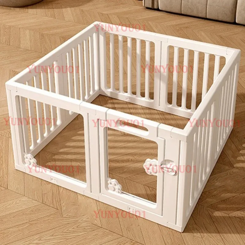 

DIY Free Combination Dog Fence Transparent Indoor Acrylic Dog Playpen Splicing Isolation Pet Fences Household Small Enclosure
