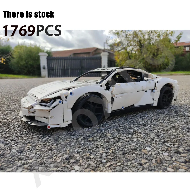 42096 Classic Cool Sports Car Compatible with MOC-129201 RC Electric Supercar 1769 Parts Building Block Model Kids Gift Toy