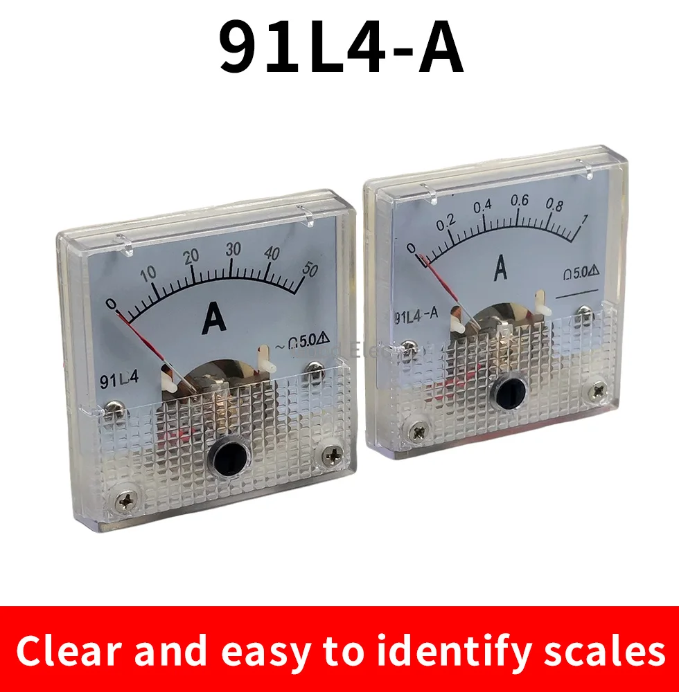 91L4-A Pointer AC Ammeter 1A 5A 10A 20A 30A 50A 75A 100A 100/5 150/5 200/5 300/5