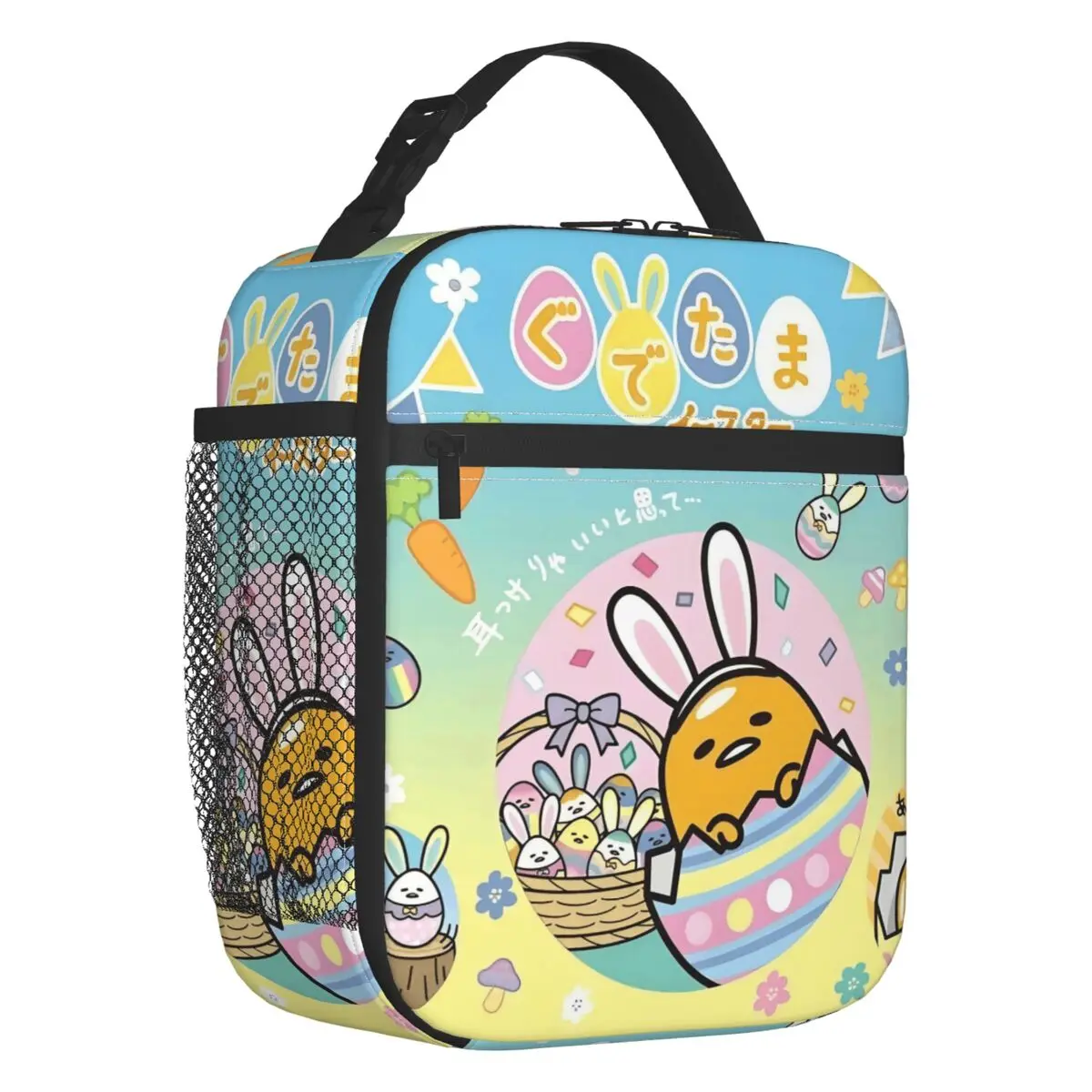 

Сумка для обеда в стиле аниме с героями мультфильмов Gudetama, женский холодильник, термоизолированные коробки для завтрака для детей, школы