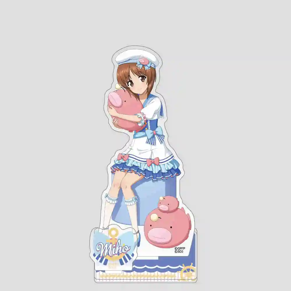 Anime Fans Gifts Girl and Chariot: Acrylic Stand river Island Peach corner Valley Apricot acrylic Desktop decoration About 15cm