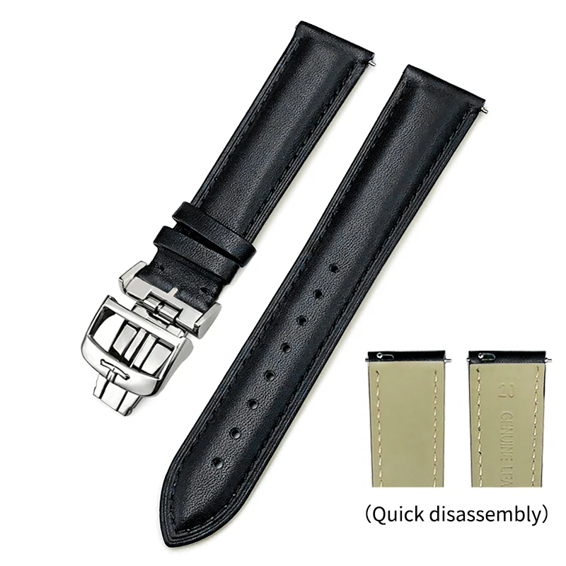 Genuine Leather Watchband 19mm 20mm 21mm 22mm for Jaeger-LeCoultre