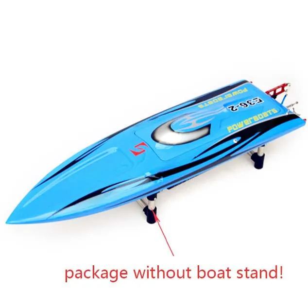 E36 Fiber Glass Blue Electric High Speed Race PNP RC Boat W/ Motor Servo ESC W/O Battery Toucan Toys for Adults Gift TH02653