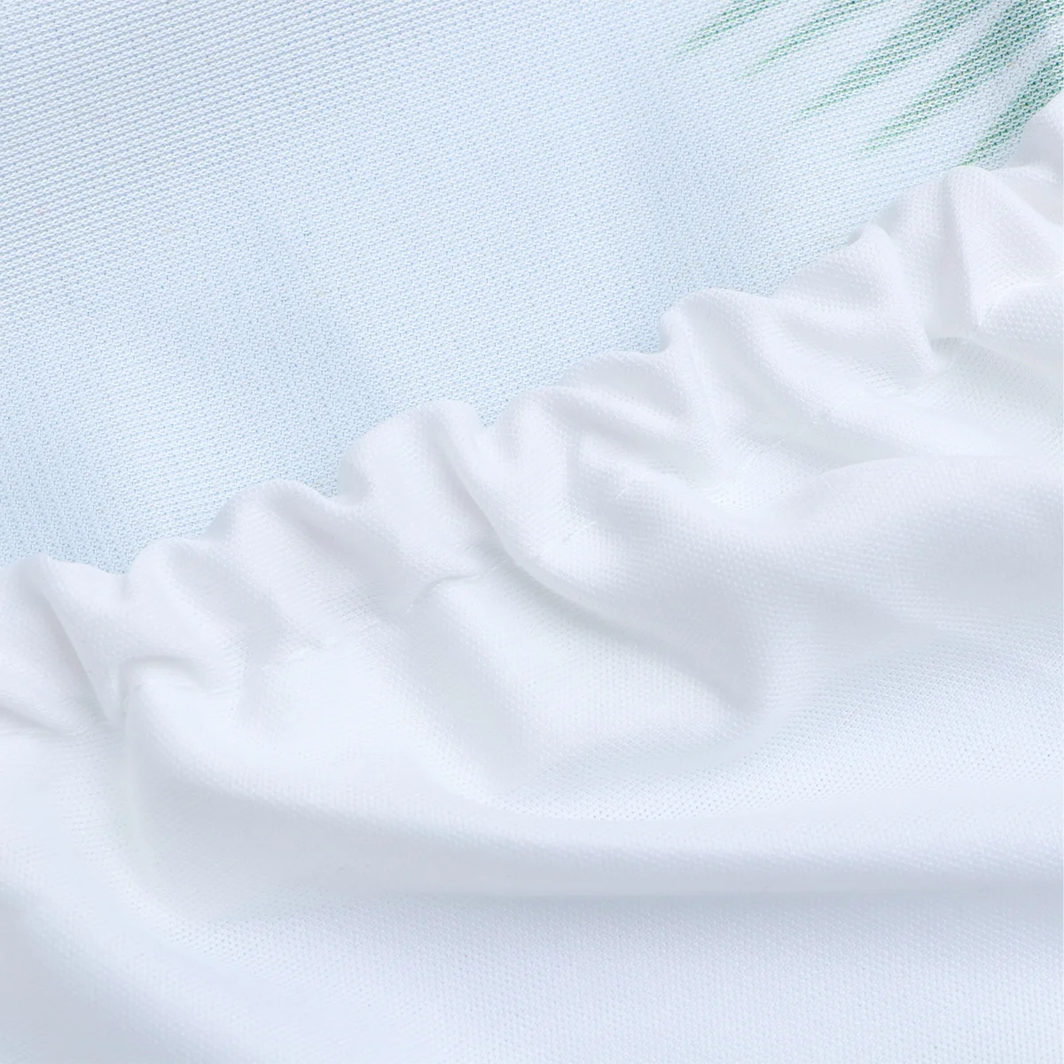 

Air Conditioner Dust Cover Elastic Fabric Printing 85Cm Wall Mounted Ac Protective Cover with Banana Leaf Pattern Home