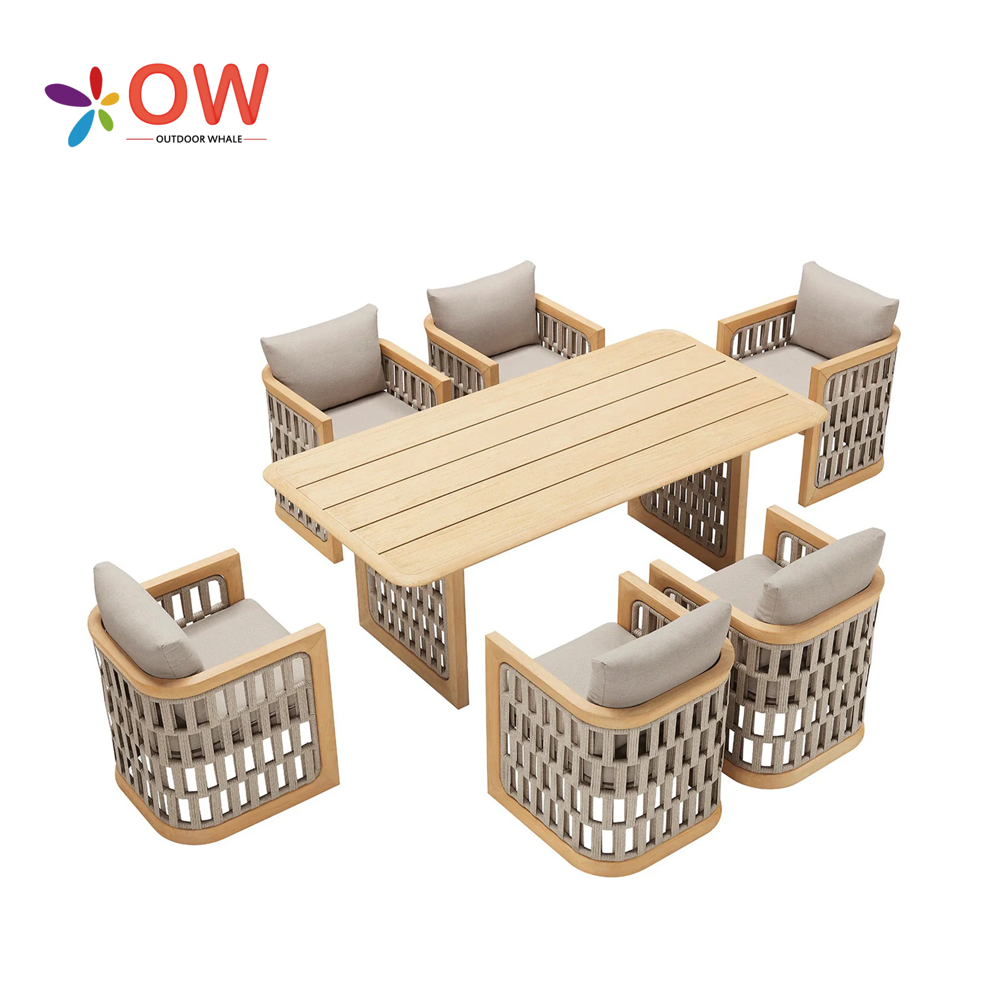 Modern Dining Table Set For Ho - Outdoor Furniture Teak recension och pris