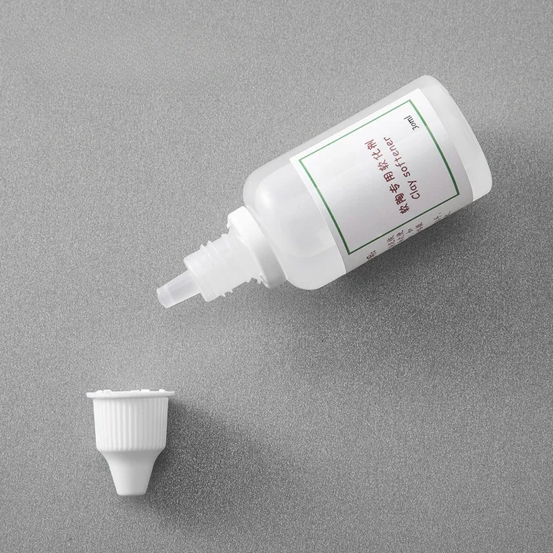30 ml Polymer-Ton-Weichmacher, Tonmischung, Öl, dünner, um die Viskosität zu erhöhen, DIY-Handpuppenmodell, glatte Oberfläche, Prozessmaterial