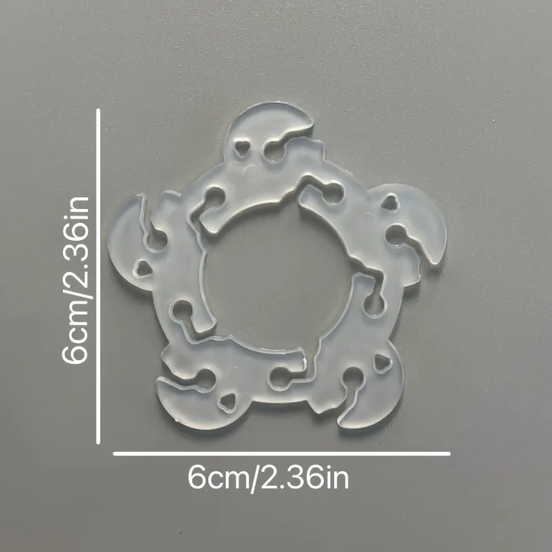 50/100 قطعة من مشابك البالونات متعددة الأغراض وأبازيم دعم القوس - أدوات عقد بسيطة لتزيين شكل الزهور، لعيد الميلاد #3
