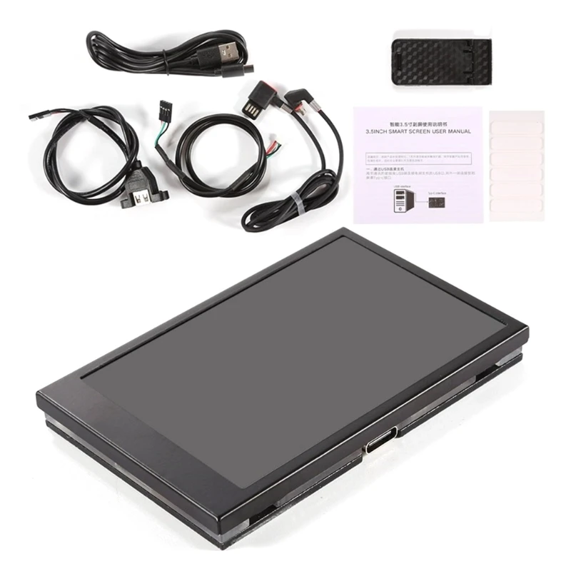 3.5Inch TypeC Sub Screen UsbC Small Screen for Computer Monitors AIDA64 Dropship