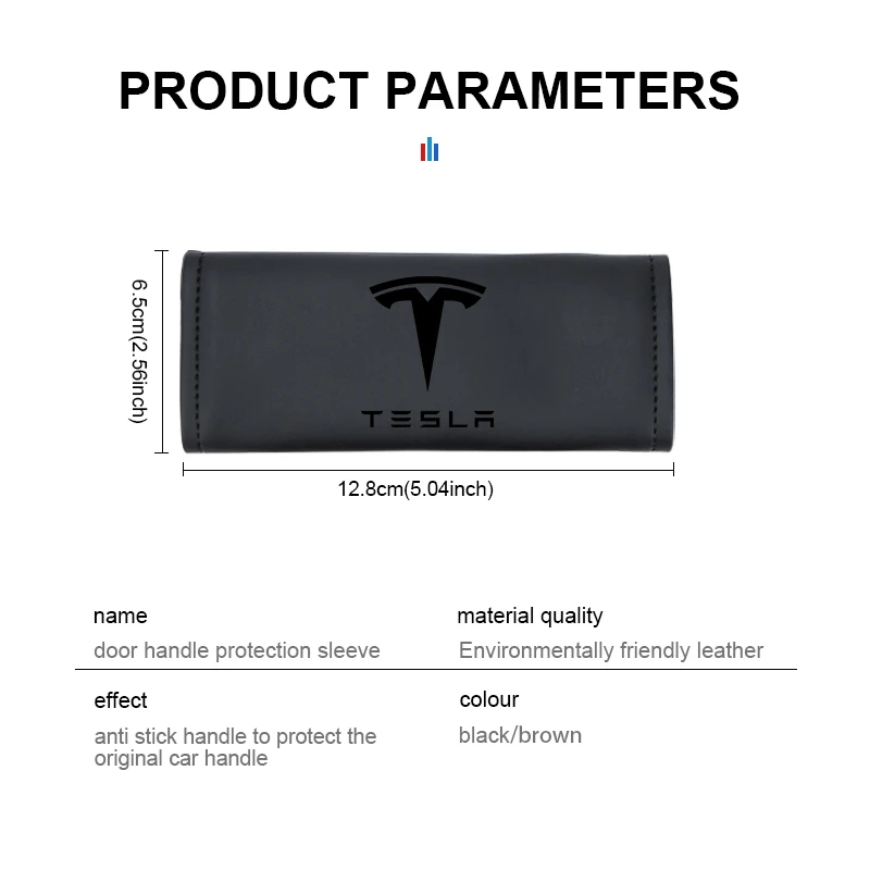 Car Door Handle Scratch Protective Anticollision Protect Strip For Tesla Model 3 Y S X Roadster