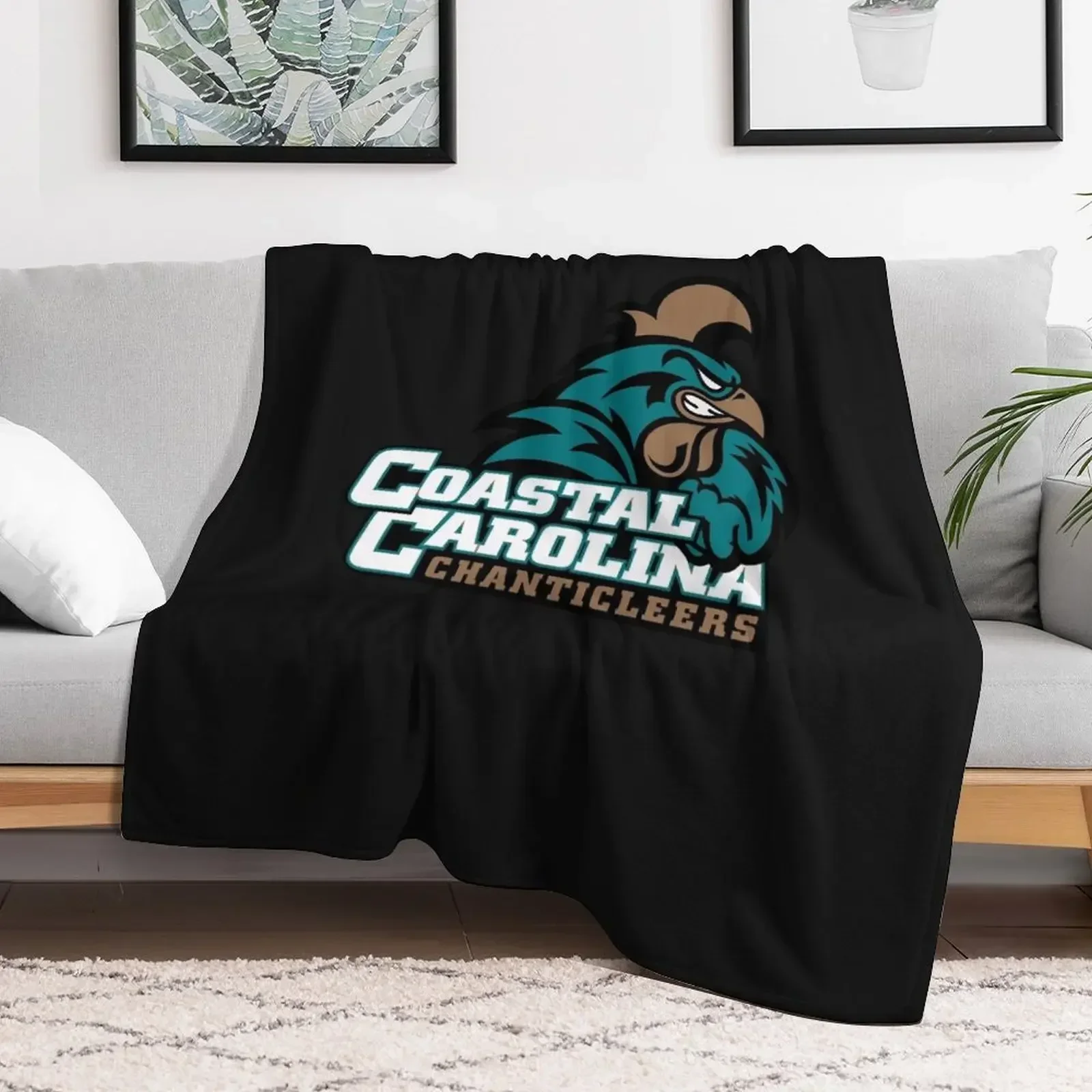 

Coastal Carolina Chanticleers Essential T-Shirt Throw Blanket For Sofa Thin Bed linens Blankets