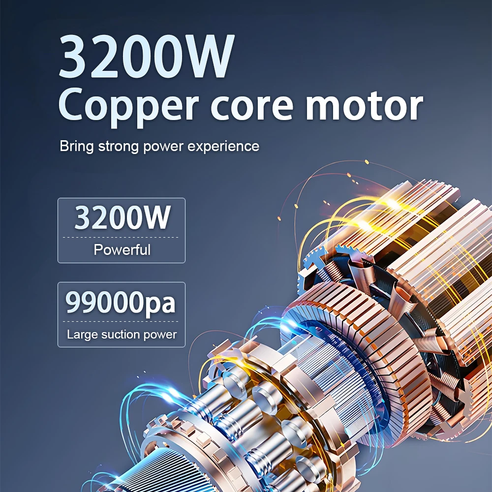 Penyedot Debu 2800W Rumah Tangga Pengisap Besar Toko Cuci Mobil Kekuatan Kuat Dekorasi Pembersih Jahitan Penyedot Debu Industri